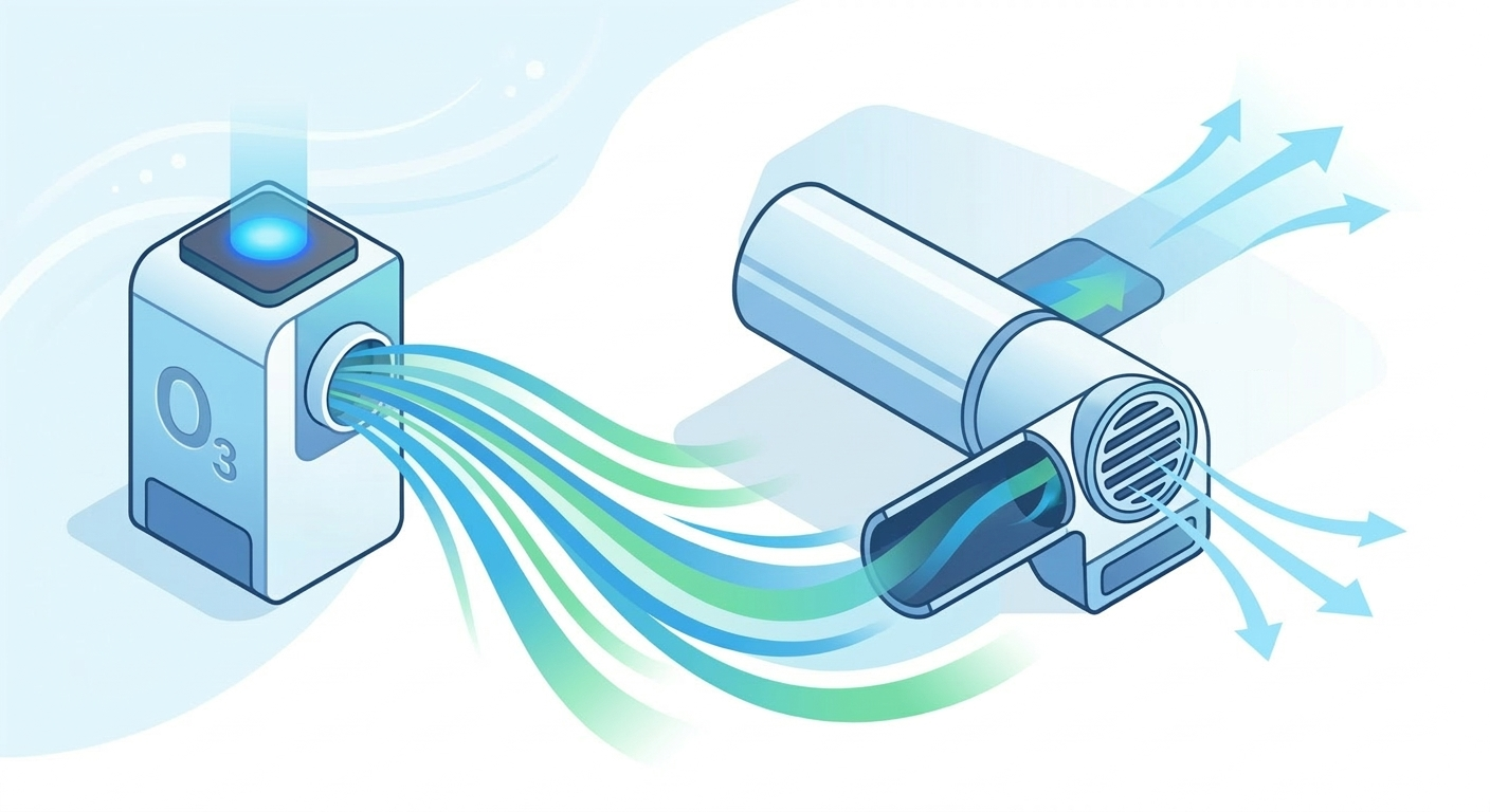 Ózongenerátoros fertőtlenítés